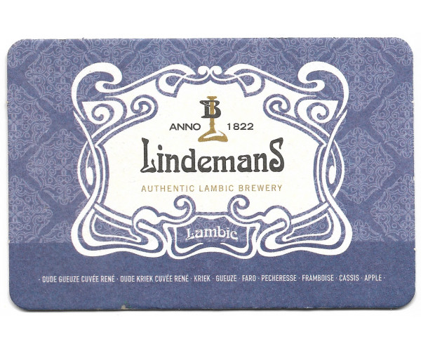 Бирдекель "Lindemans Lambic". Тип II