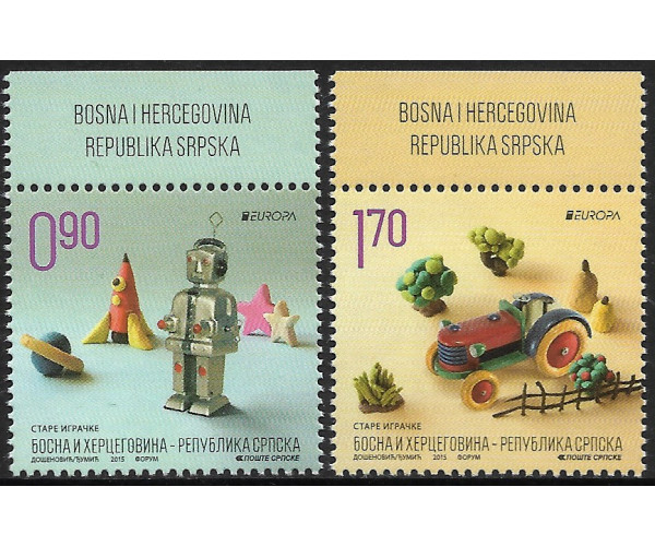 Республика Сербская. EUROPA CEPT. Игрушки. Серия