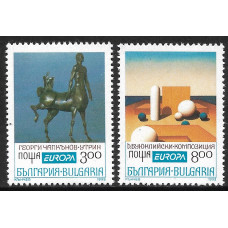 Болгария. EUROPA CEPT. Современное искусство. Серия
