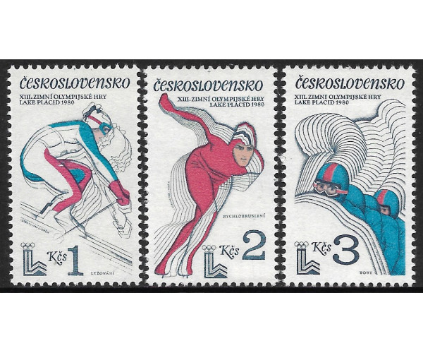 Чехословакия. Зимние Олимпийские игры в Лейк-Плэйсид, США. Серия