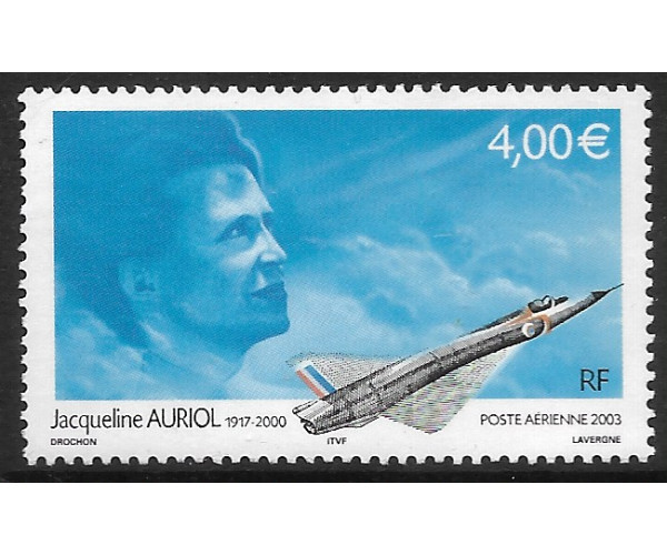 Франция. История авиации. Жаклин Ориоль. Марка
