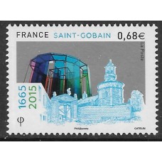 Франция. 350 лет заводу стекла Compagnie de Saint-Gobain в Париже. Марка