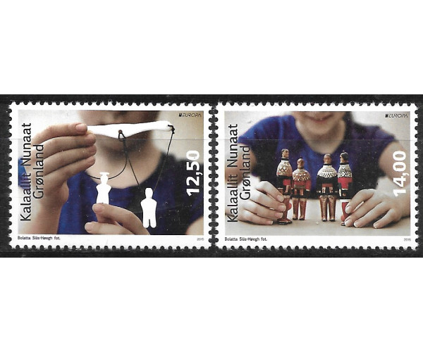 Гренландия. EUROPA CEPT. Старинные игрушки. Серия
