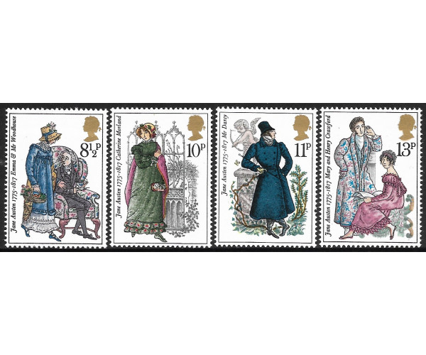 Великобритания. 200 лет со дня рождения английской писательницы Джейн Остин. Серия