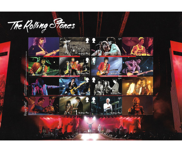 Великобритания. The Rolling Stones – 60 лет со дня основания легендарной рок-группы. Лист
