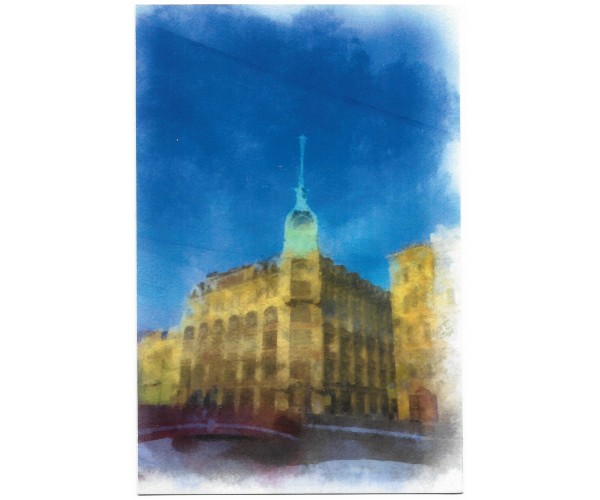 "Петербургские шпили. Универмаг " У Красного Моста". Дизайн: Still Hobby