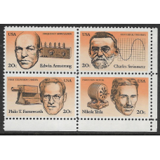 США. Изобретатели. Штайнмец, Армстронг, Тесла, Фарнсворт. Сцепка